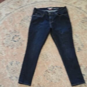 Levi's Denizen Dark Indigo Modern Skinny Jeans 5 Pocket Stretch 12 S/C EUC